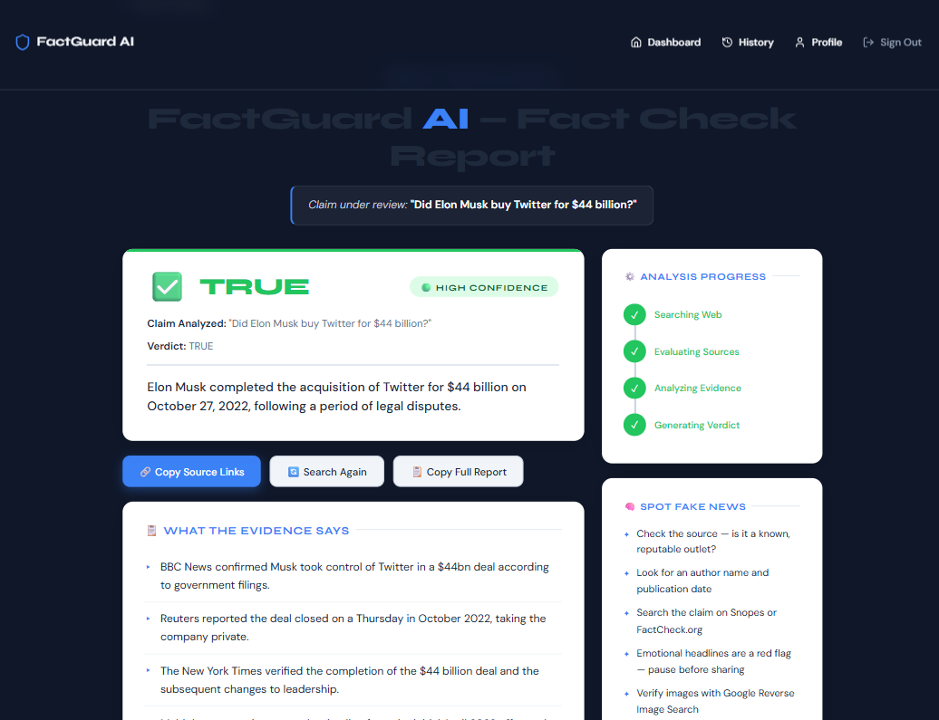 Misinformation Tackling Conversational AI preview 3